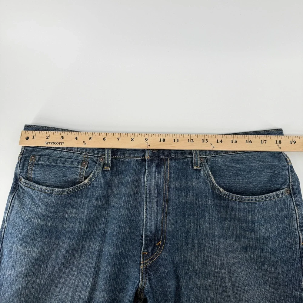 Levi's 559 Relaxed Straight Jeans Mens 36x32 Blue Medium Wash Denim Utility Work